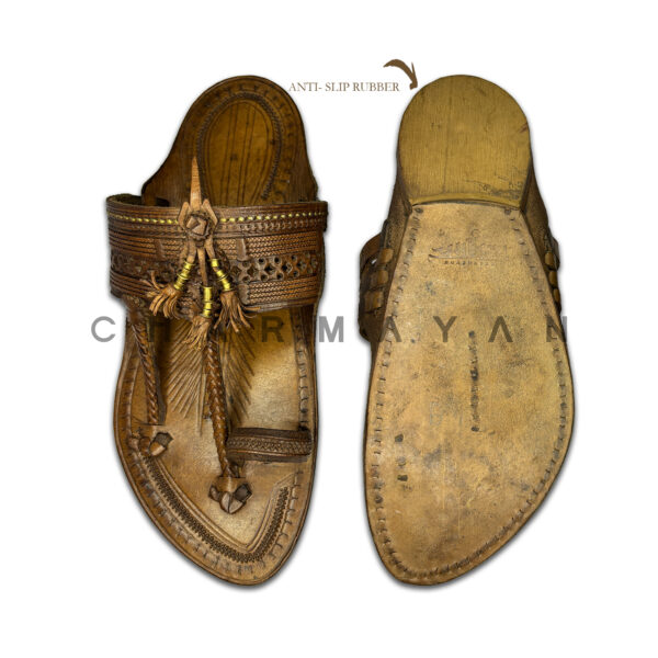 Annaa  Kolhapuri Kapshi Chappal - Image 6