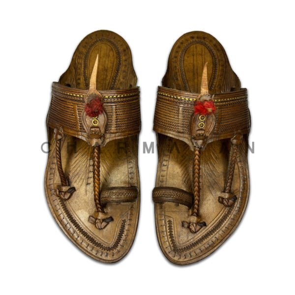 Tatya  Kolhapuri Kapshi Chappal - Image 4